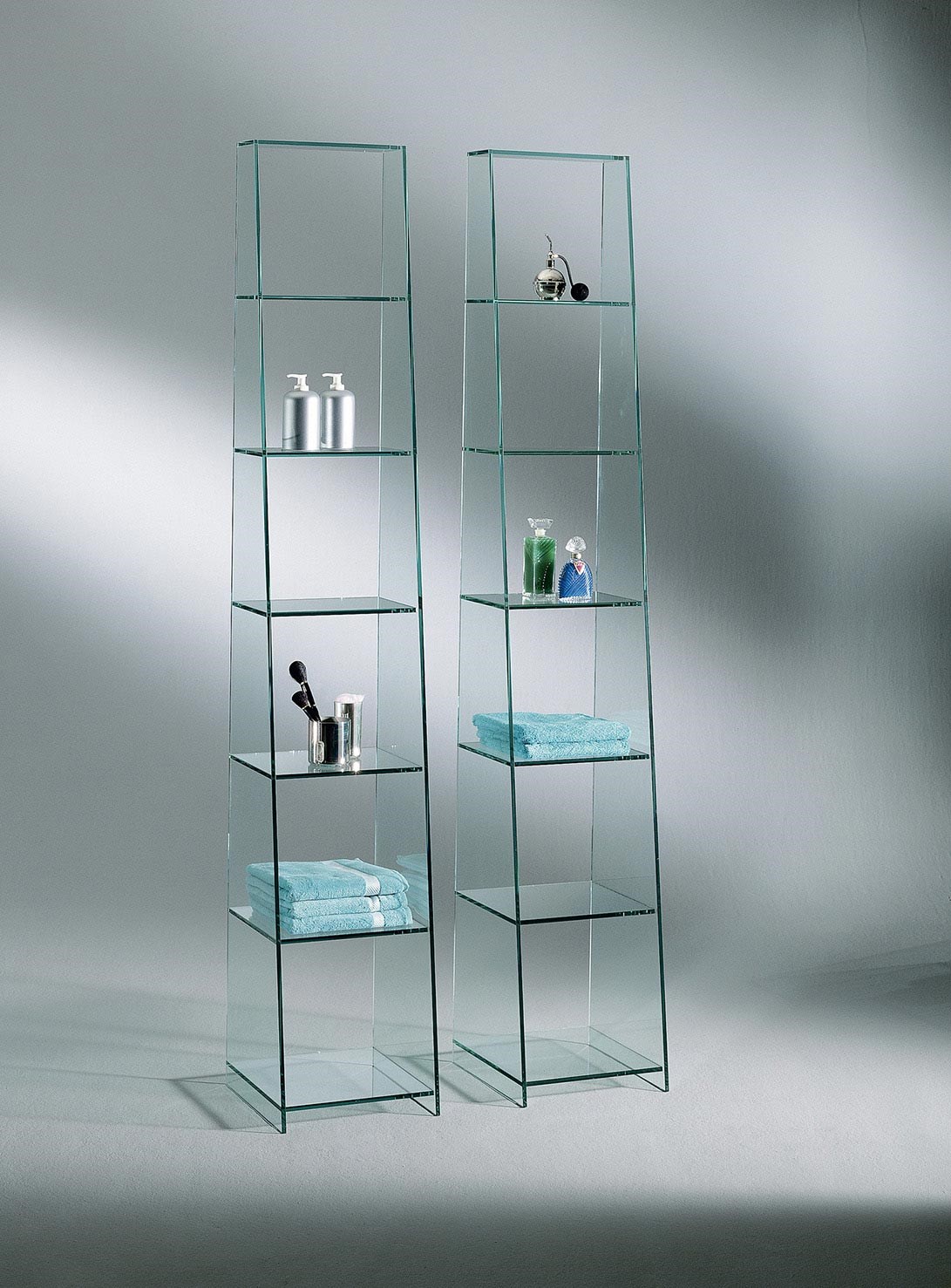 Glass shelves TOURELLE by DREIECK DESIGN: 2x T V S - FLOATGLASS