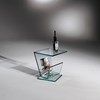 Drehbarer Beistelltisch aus Glas NPT von DREIECK DESIGN: FLOATGLAS