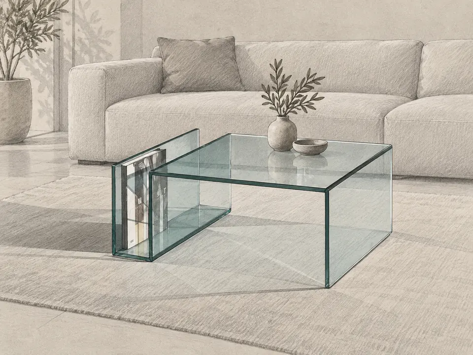 JANUS VII · Artistic room illustration; example furnishing arrangement