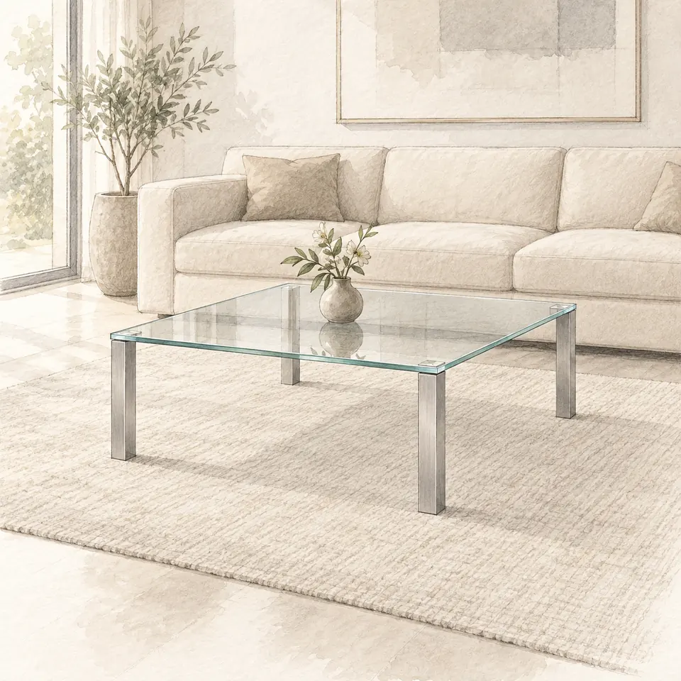 QUADRO · Artistic room illustration; example furnishing arrangement