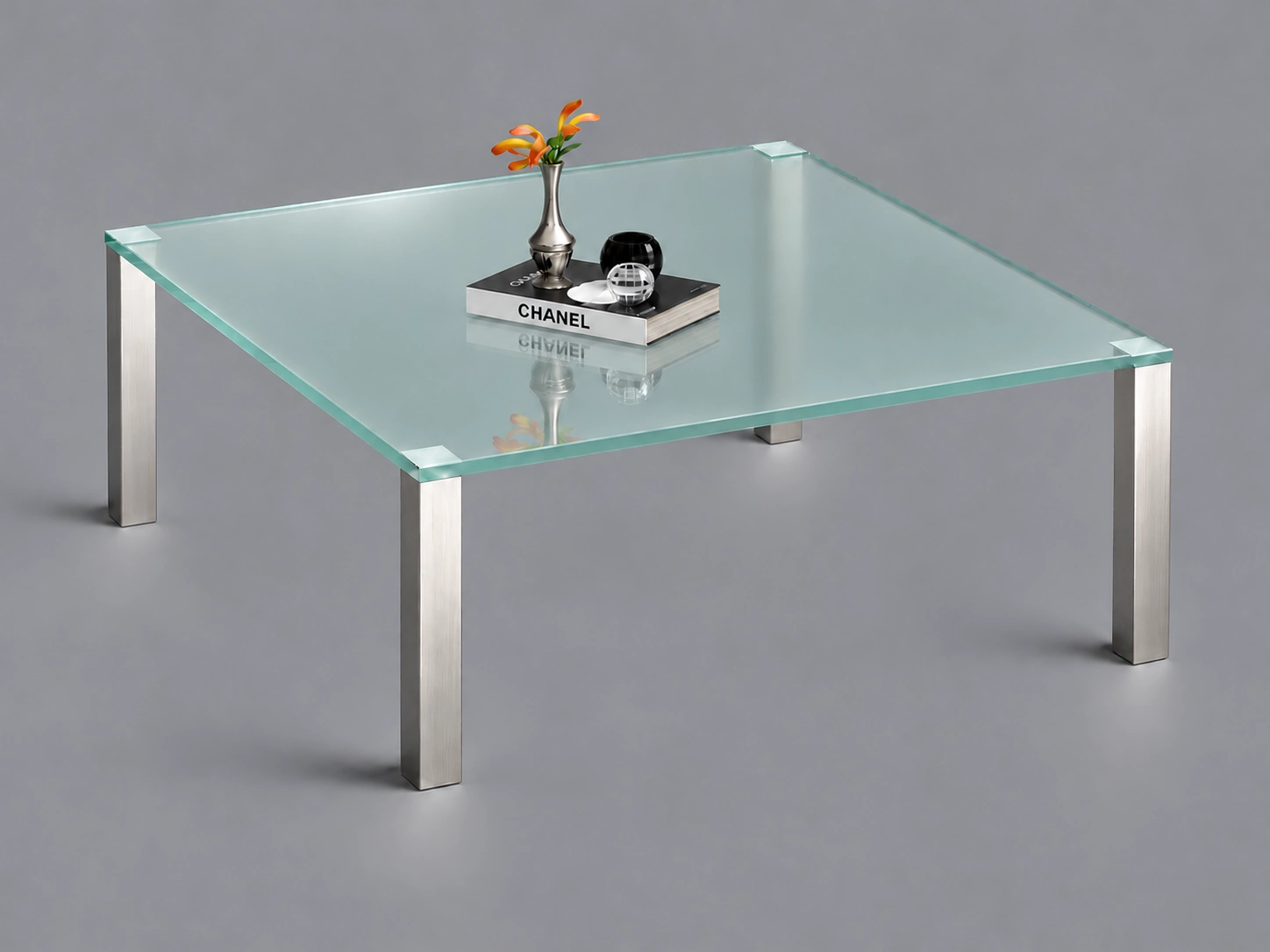 QUADRO · Floatglas Satin-finished · Material illustration