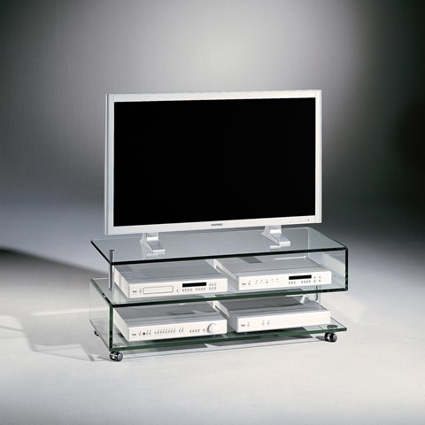 Glas Fernsehtisch JANUS X