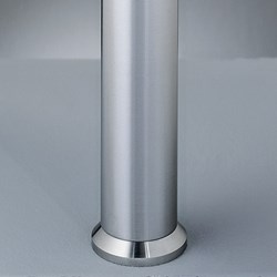 Tischfuß Edelstahl gebürstet
