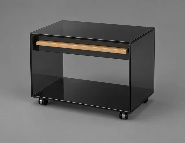 Parsol dark grey · Handle oak · PIANO · Material illustration