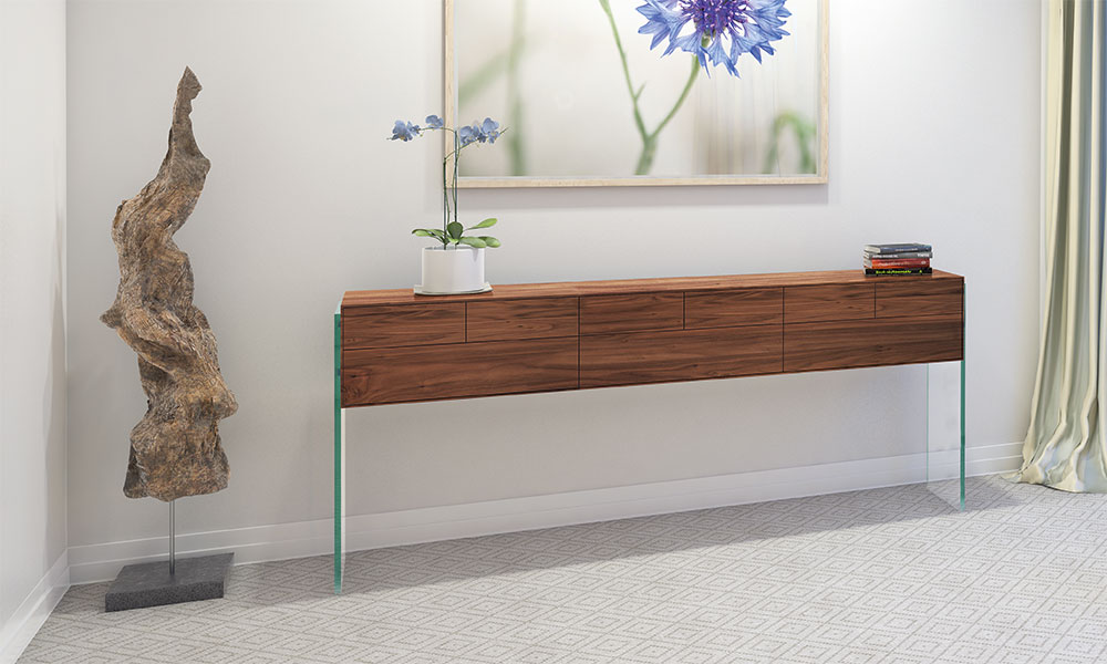  Design the hallway with solid wood console FLAIR by DREIECK DESIGN 