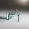 Glass cocktail table JANUS VII by DREIECK DESIGN: FLOATGLASS (placed as coffee table)