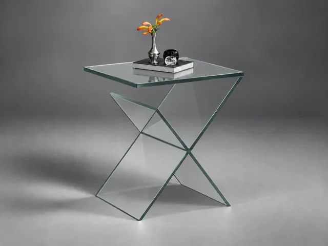 MISTER X · Floatglas · Klar · Materialillustration