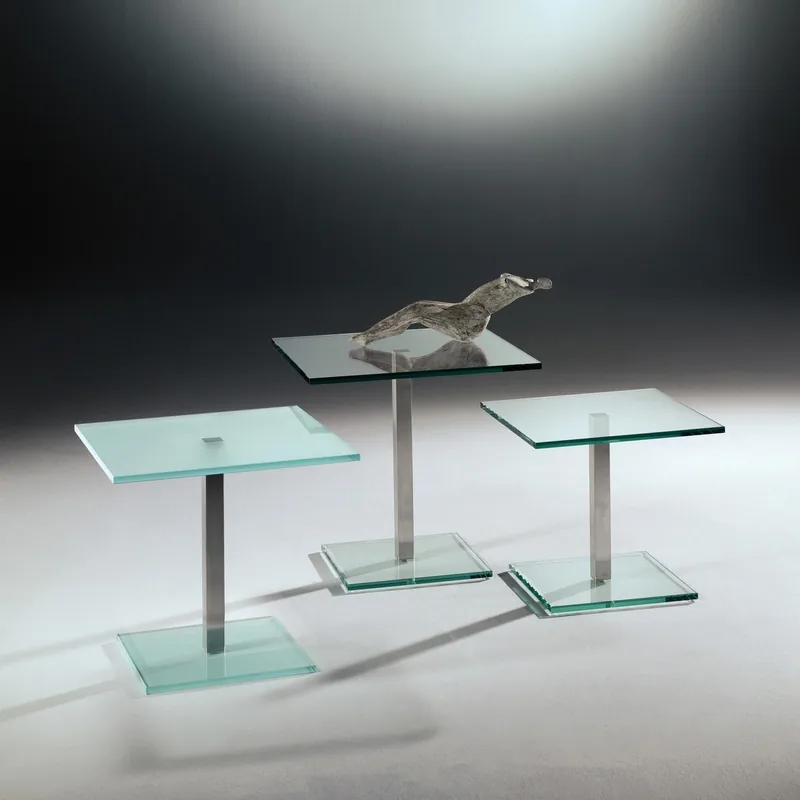 QUADRO · Tischplatte und Glasboden
