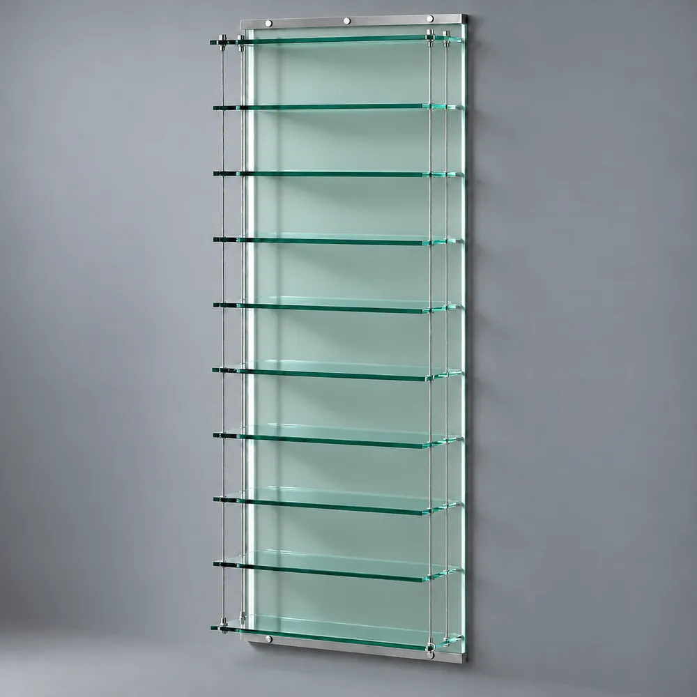 CD WALL SHELVES · CD 432 · Floatglas Satin · material illustration