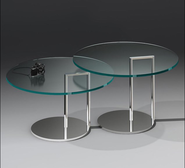 Kleine Couchtische aus Glas: kompakte Designs