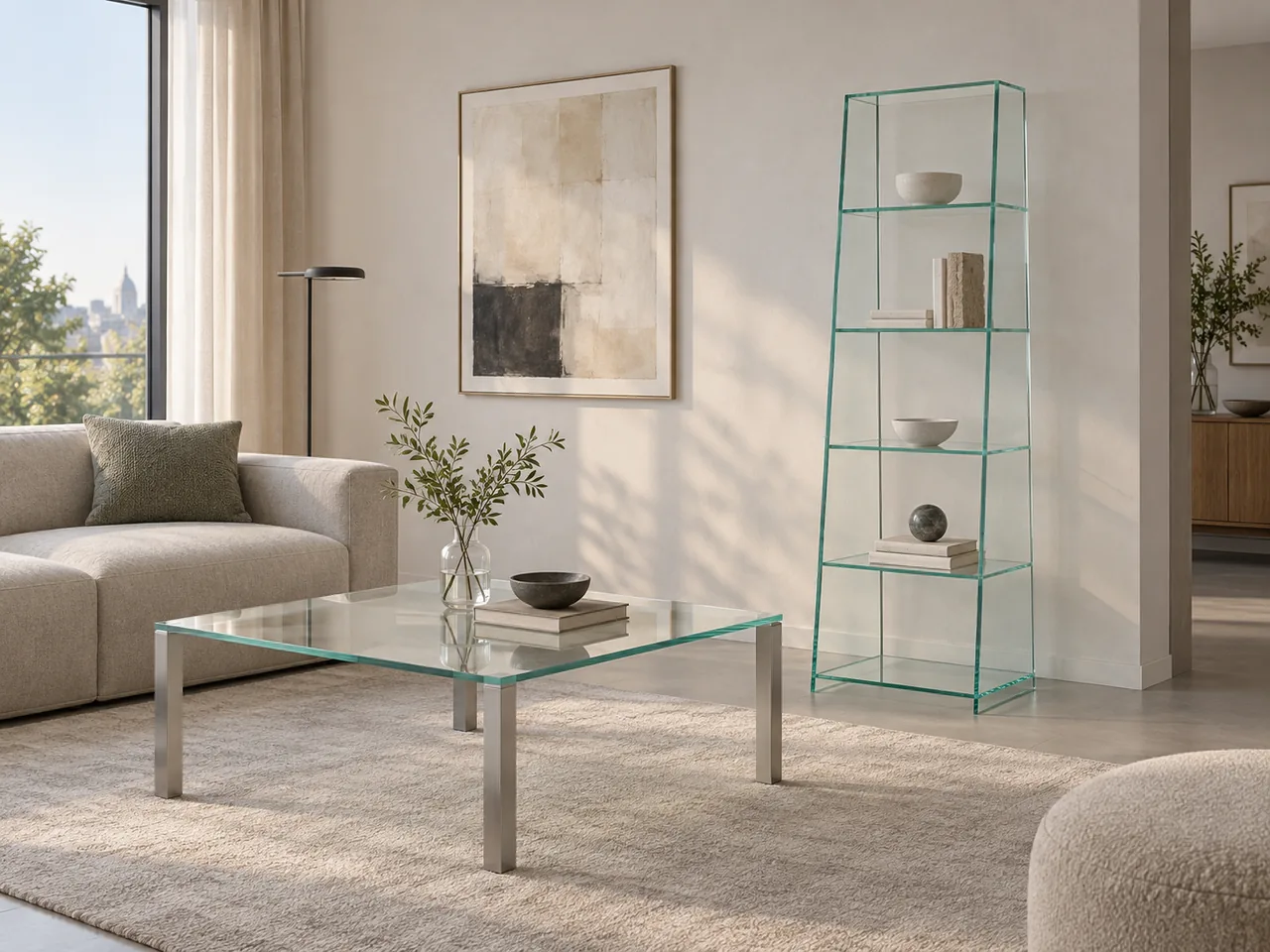 TOURELLE + QUADRO · Künstlerische Planungsskizze · Einrichtung beispielhaft