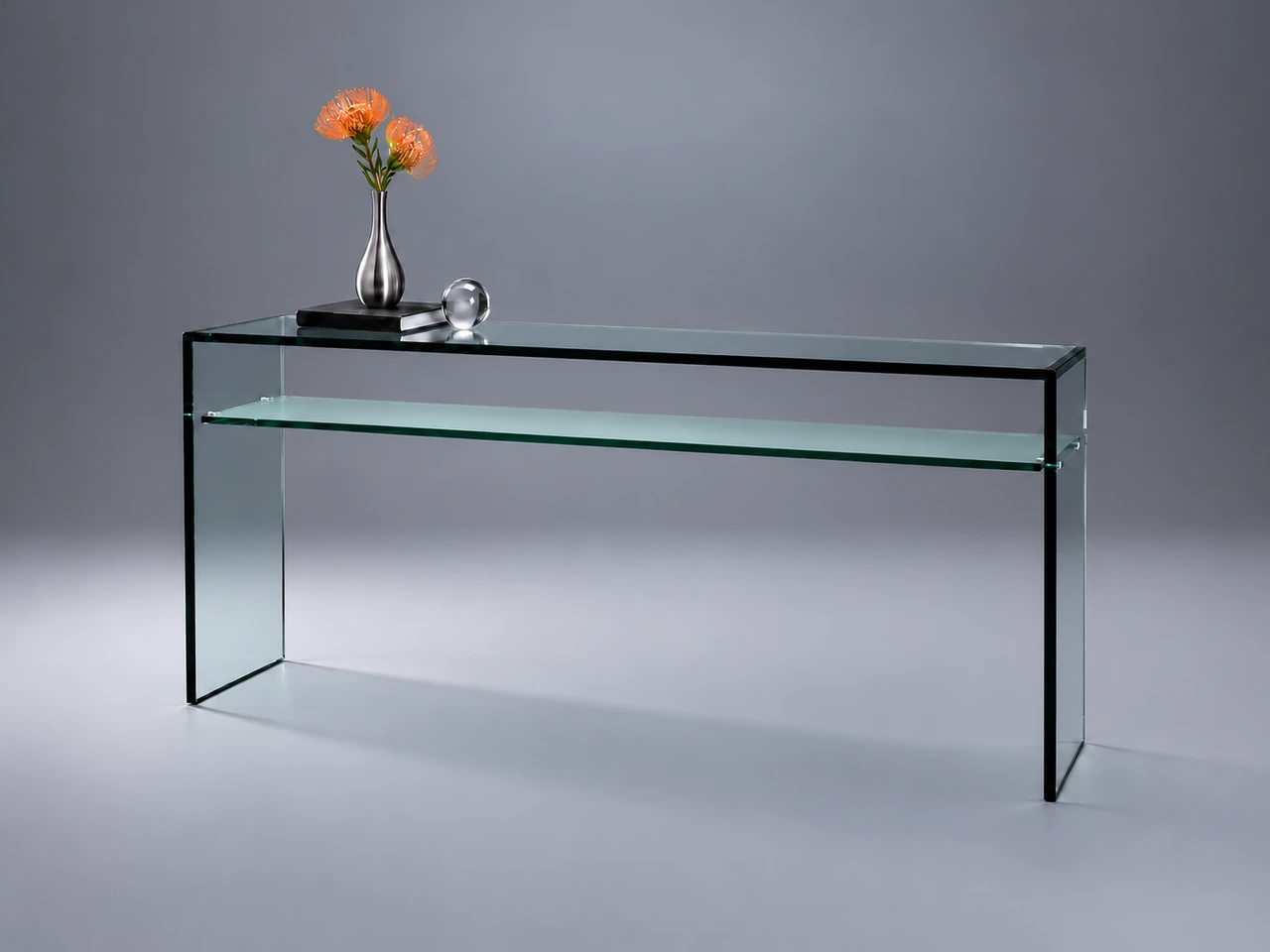 ARCADIA MAGNUM · Floatglas · Shelf satin-finished · material illustration