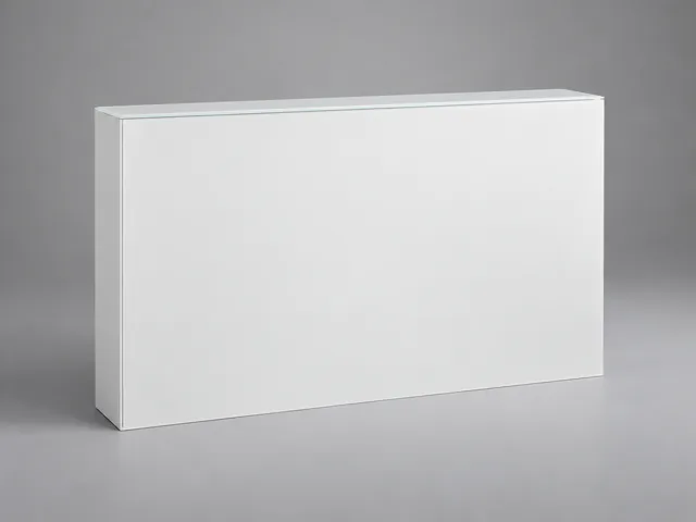 LEVEL II · Optiwhite Samtcolor · feinmatt · Reinweiß RAL 9010 · Materialillustration