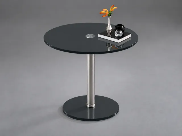 RONDO · Floatglas · Color · glossy · Anthracite grey RAL 7016 · Material illustration