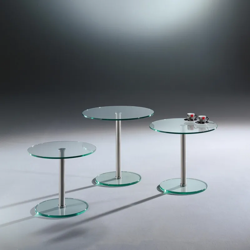 RONDO · Tischplatte und Glasboden