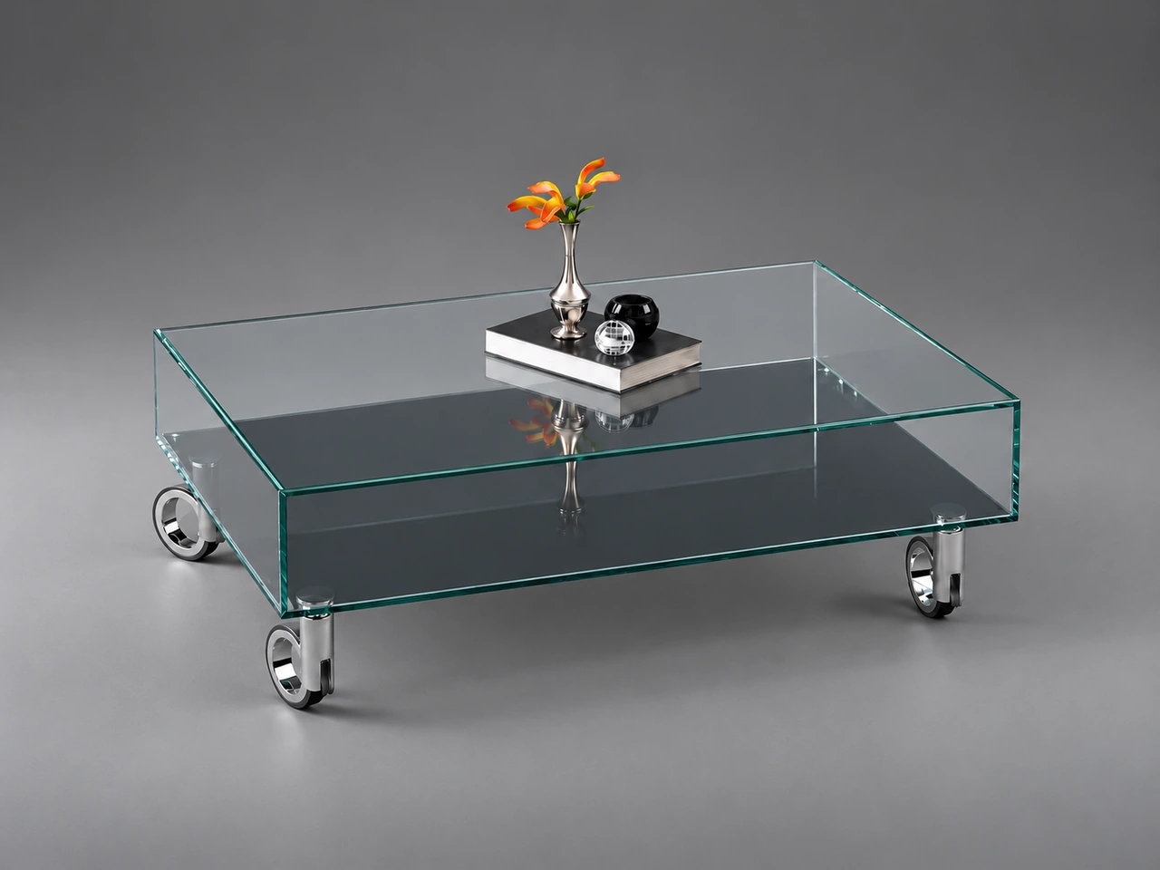 KATO R · Floatglas Color · Anthrazitgrau RAL 7016 · Materialillustration