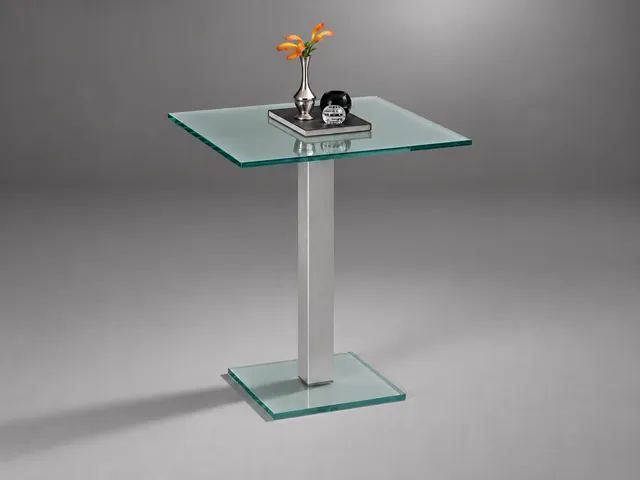 QUADRO SOLO · Floatglas satiniert · Materialillustration