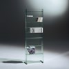 Glass CD shelf DC 360 T in floatglass by DREIECK DESIGN