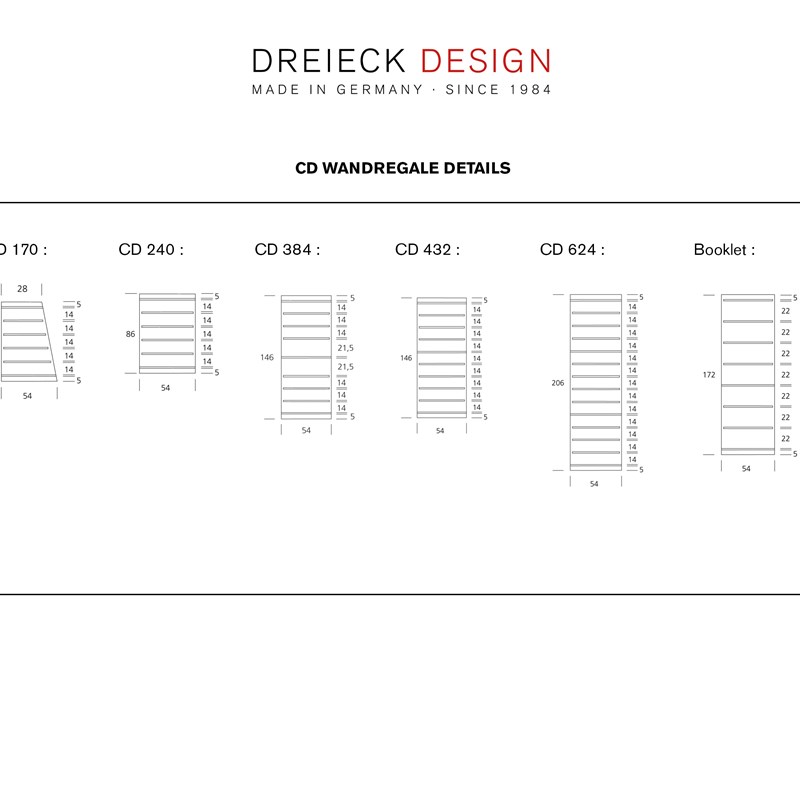DREIECK DESIGN - Glass shelves - details