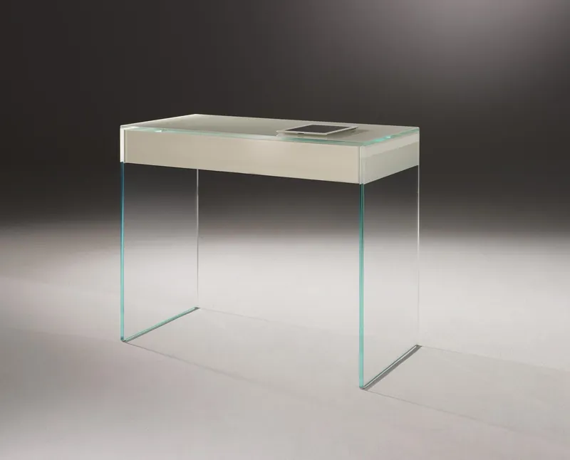 Glasschreibtisch JANUS TS