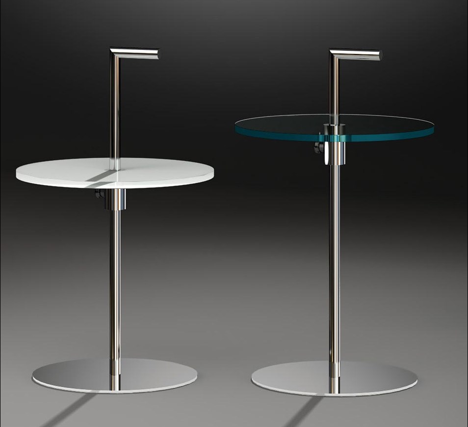 Beistelltische aus Glas: rund, eckig & schmal