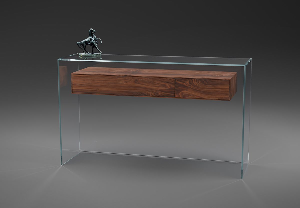FLY Designer-Glaskonsole von DREIECK DESIGN