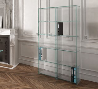 Stilvolle Glasregale nach Maß