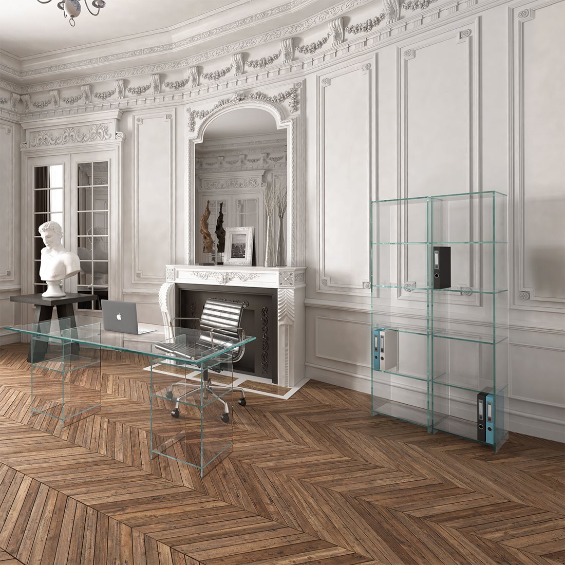 TOURELLE furniture by DREIECK DESIGN — Optiwhite low-iron glass