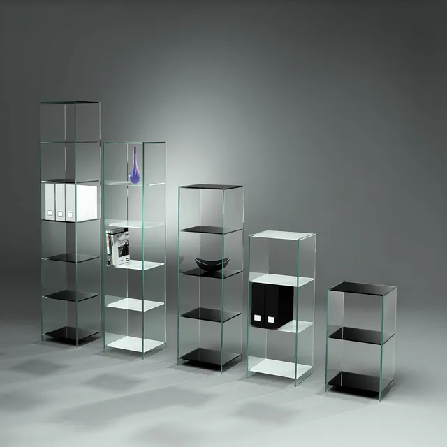 TOURELLE OFFICE · To V + To IV + To III + To II + To I - Optiwhite Color jet black / pure white