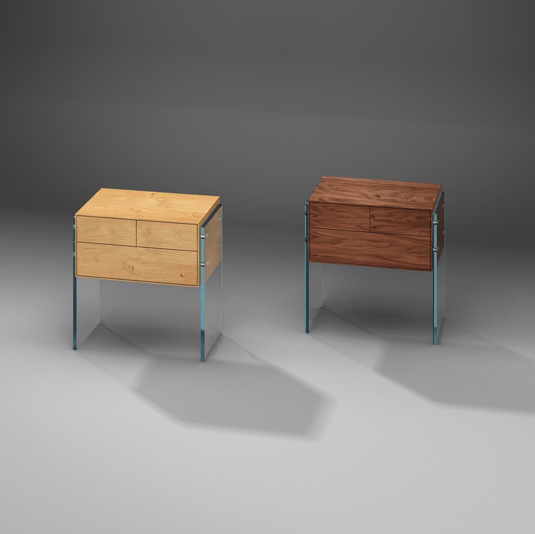 FLAIR furniture by DREIECK DESIGN — Optiwhite low-iron glass