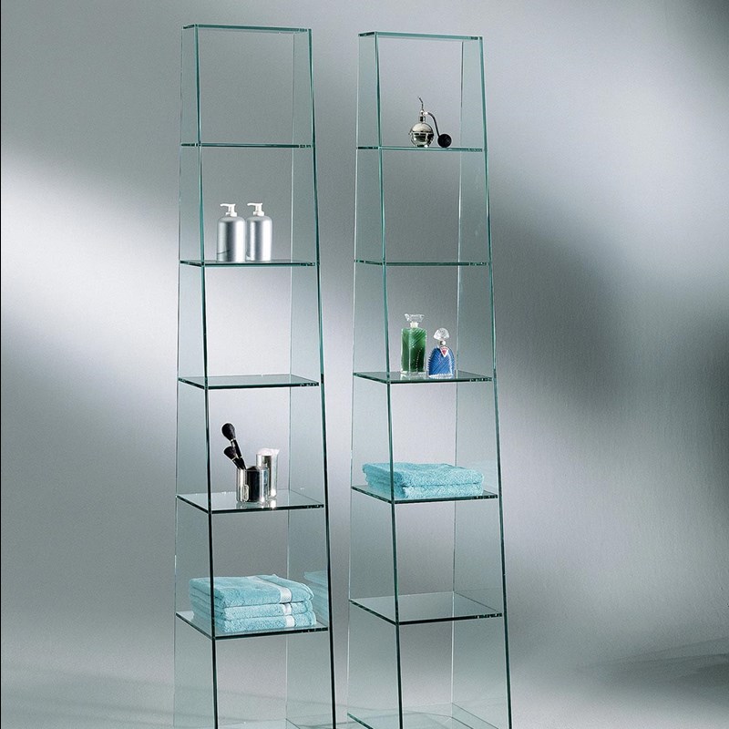 Glass shelves TOURELLE by DREIECK DESIGN: 2x T V S - FLOATGLASS