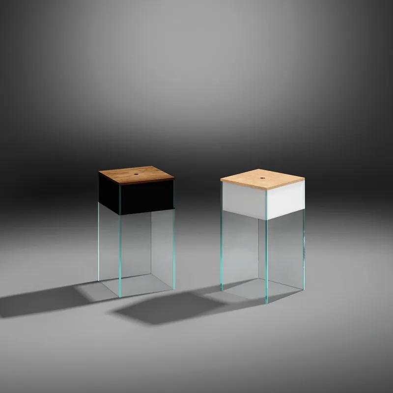 CASKET · Lacquered compartment