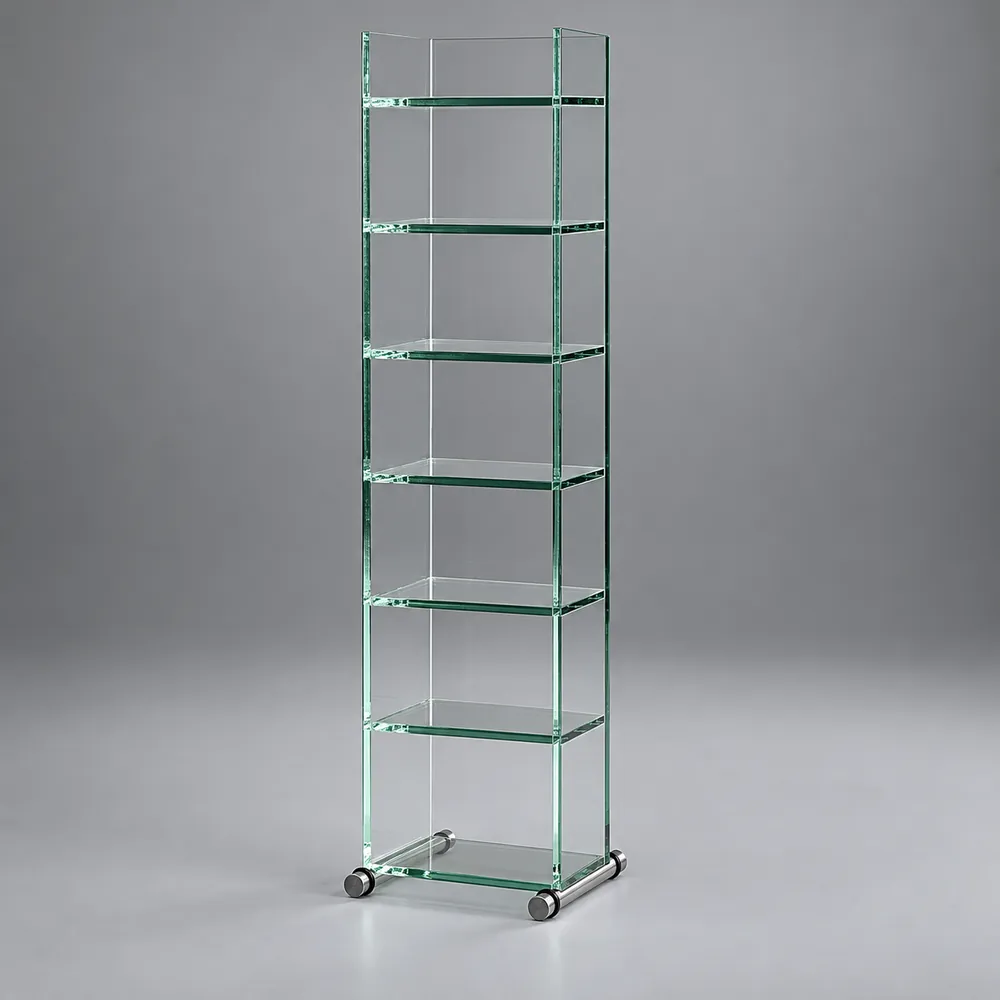 CD TOWER · CD 140 T · Floatglas klar · Materialillustration