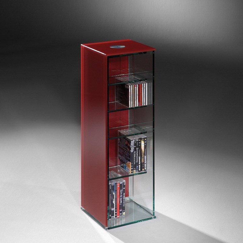 Buy contemporary glass CD stands from DREIECK DESIGN