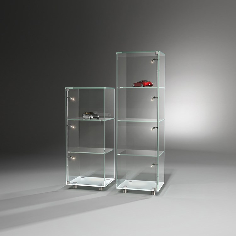 Glasvitrine SOLUS Optiwhite