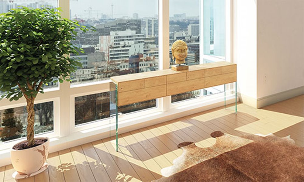 Moderner Flur mit Designmöbeln von DREIECK DESIGN