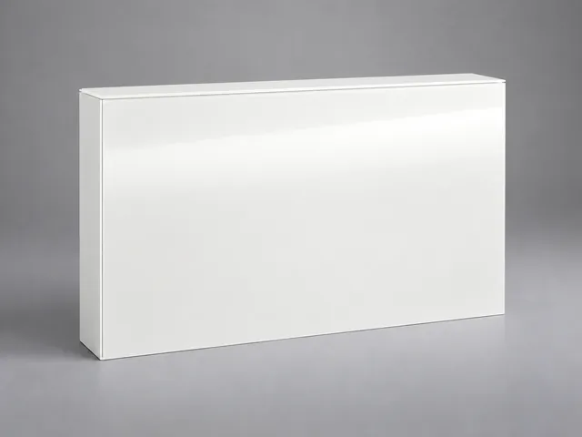 LEVEL II · Optiwhite Color · glänzend · Reinweiß RAL 9010 · Materialillustration