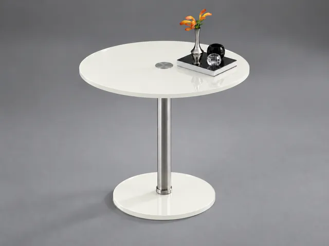 RONDO · Optiwhite · Color · glossy · Pure white RAL 9010 · Material illustration