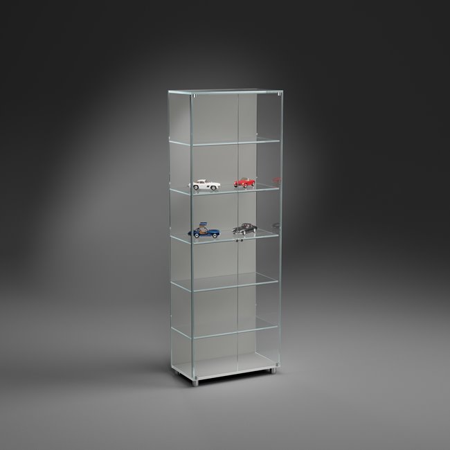 Großzügige Glasvitrine SOLUS XL für umfangreiche Sammlungen