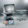 DREIECK DESIGN - glass tv rack DIOGENES III + IV - FLOATGLASS
