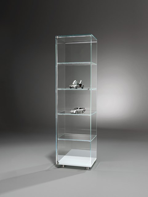 Glasvitrine SOLUS Backlight mit LED Rückwandbeleuchtung von DREIECK DESIGN