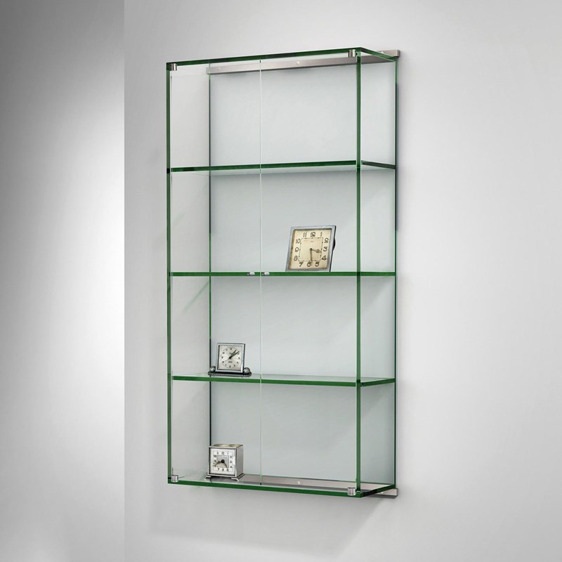 Wall Display Case By Dreieck Design, White Gloss Wall Mounted Display Cabinet