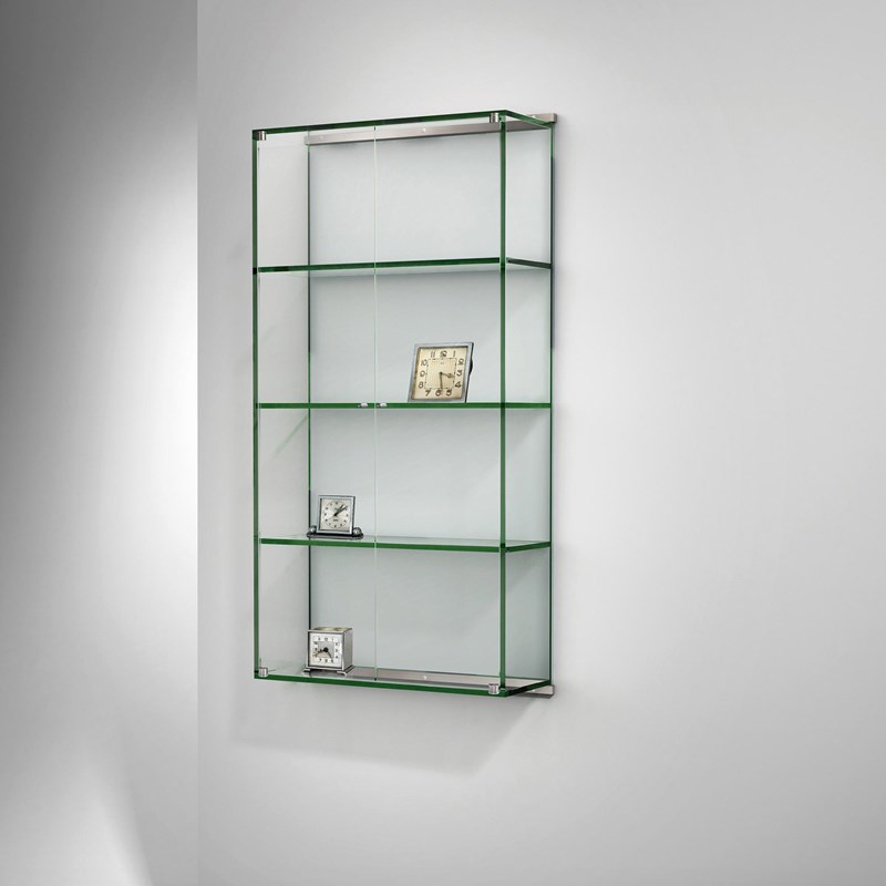 Sammlervitrine aus Glas: Hängevitrine