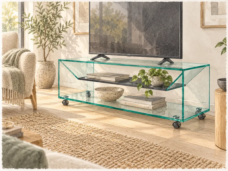 B 124 · Artistic setting illustration; proportions shown as an example